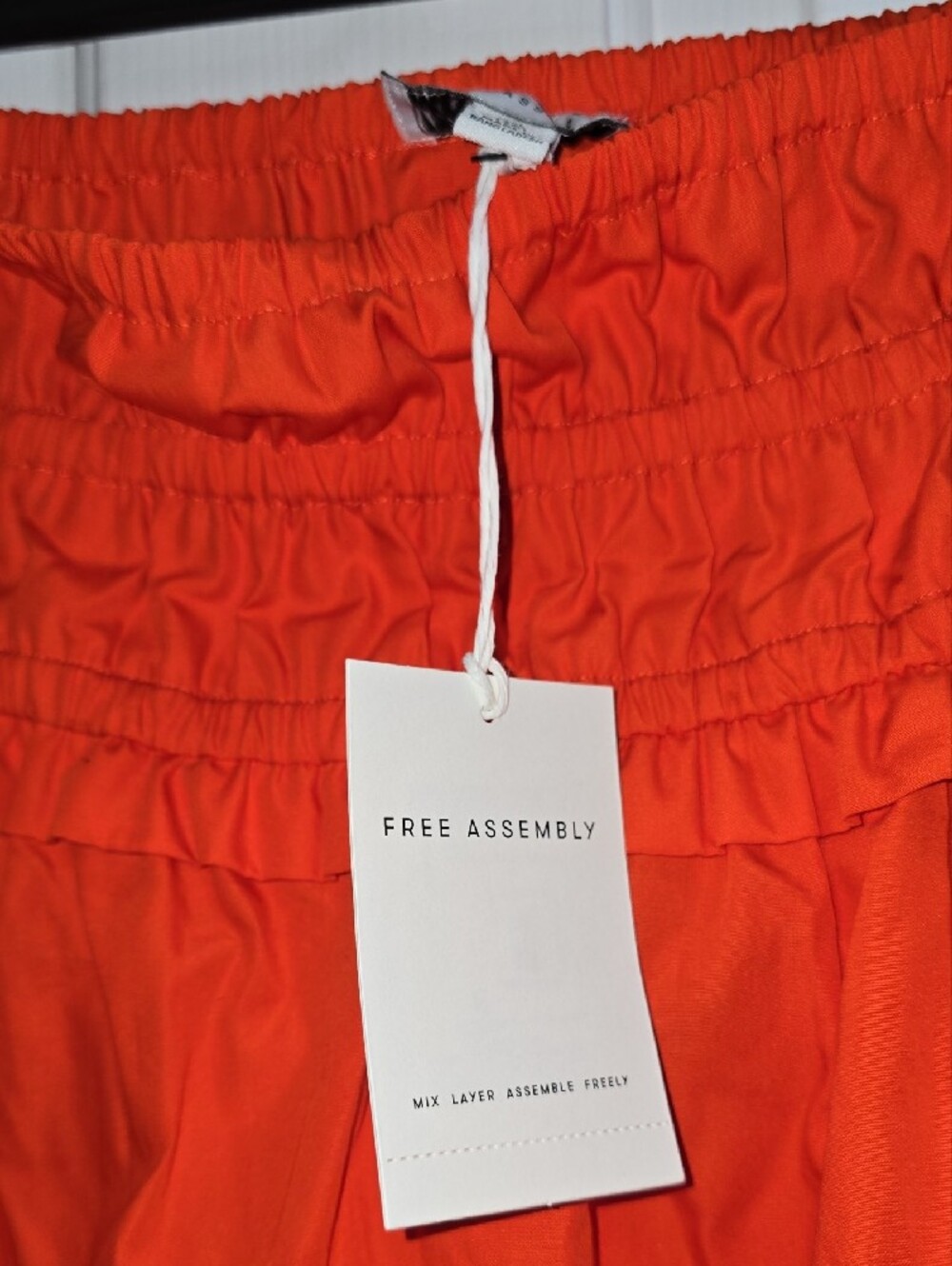 Free Assembly Bright Orange Skirt Size XXL (20) - Picture 9 of 10